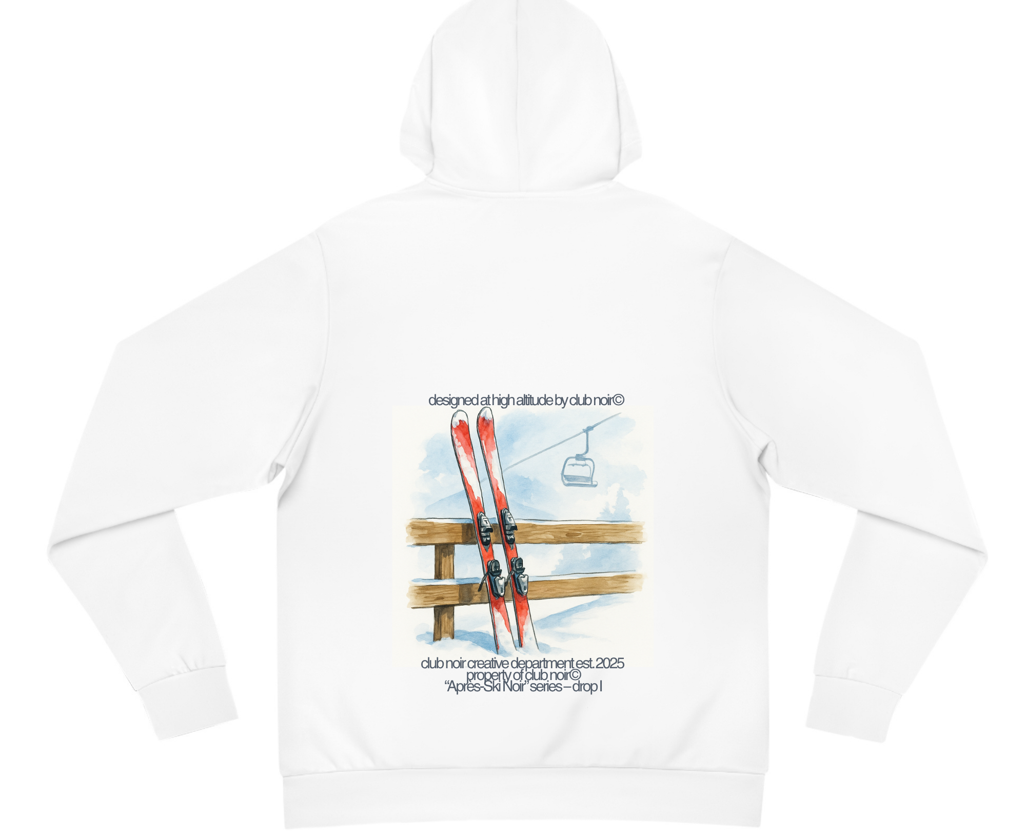 Après-Ski Noir Hoodie